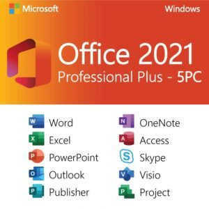 Microsoft Office 2021 Professional Plus 5PC - Lifetime License